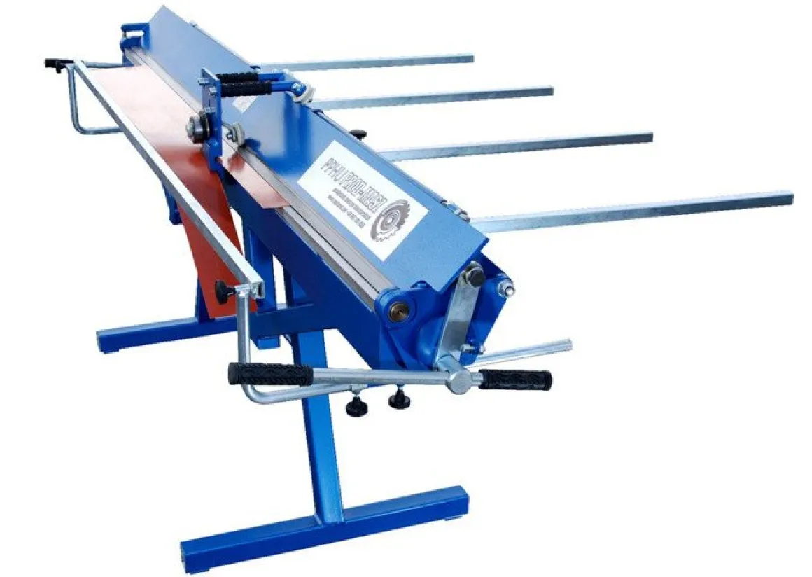 ZAGINARKA GIĘTARKA KRAWĘDZIARKA DEKARSKA DO BLACHY Z CIĘCIEM Prod-Masz ZGR-2000L /0.8mm EWIMAX