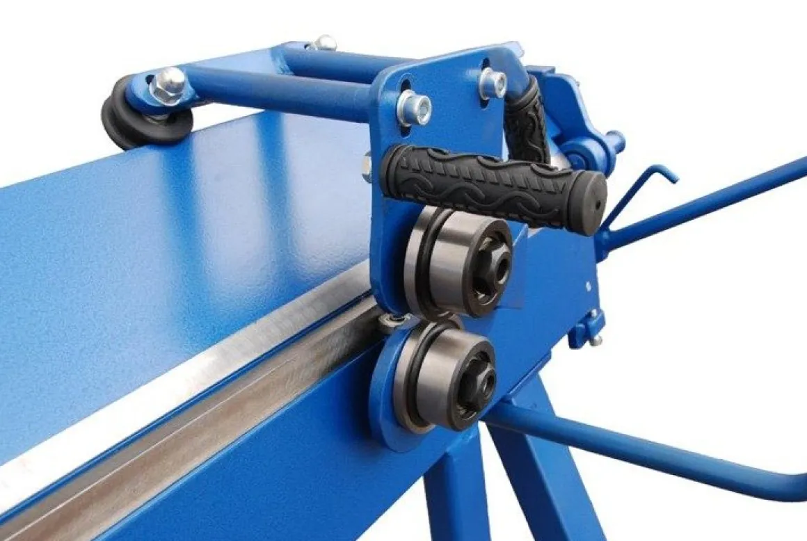 ZAGINARKA GIĘTARKA KRAWĘDZIARKA DEKARSKA DO BLACHY Z CIĘCIEM Prod-Masz ZGR-1400 /1.2mm EWIMAX