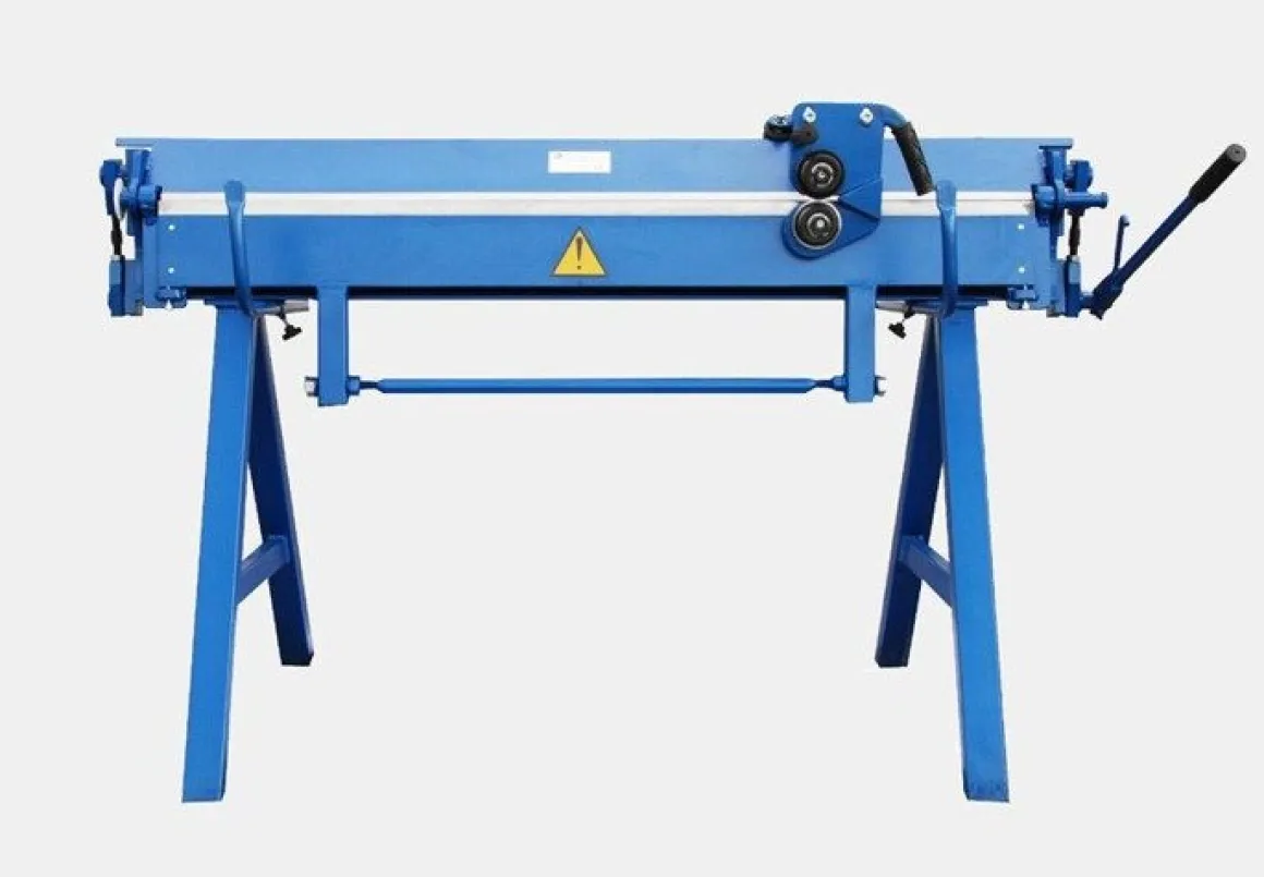 ZAGINARKA GIĘTARKA KRAWĘDZIARKA DEKARSKA DO BLACHY Z CIĘCIEM Prod-Masz ZGR-1400 /1.2mm EWIMAX