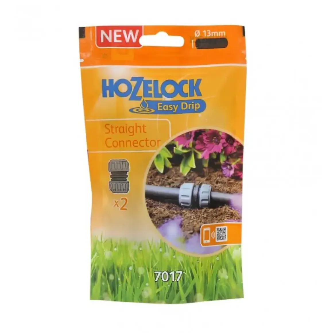 Złączka prosta HOZELOCK OO-HOZ7017 2 szt. do węży nawadniających 13 mm